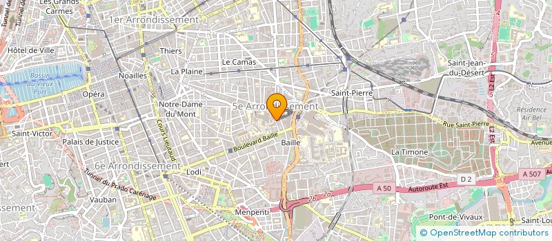 localisation de l'entreprise MONSIEUR BERTRAND WILLEMSE  MARSEILLE