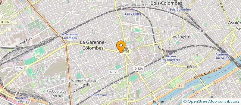 localisation de l'entreprise MONSIEUR BERTRAND WILLOTTE à LA GARENNE-COLOMBES