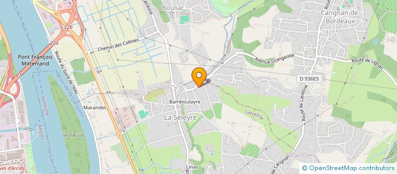 localisation de l'entreprise MONSIEUR BERTRAND WINDAL  LATRESNE