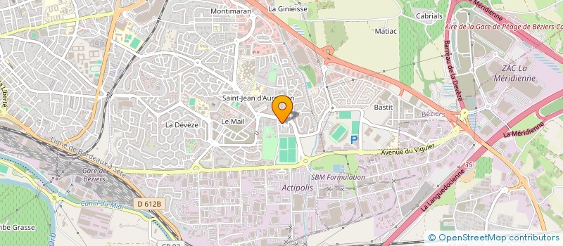 localisation de l'entreprise MONSIEUR BERTRAND ZAYIF  BEZIERS