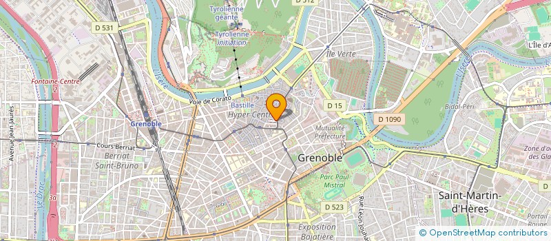 localisation de l'entreprise MONSIEUR BERTRAND ZILBER  GRENOBLE