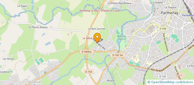 localisation de l'entreprise MONSIEUR BERTRTAND MOIGNER  LE TALLUD