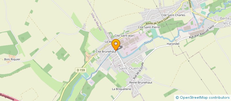 localisation de l'entreprise MONSIEUR BERTY FAUQUET  SAINT-OUEN