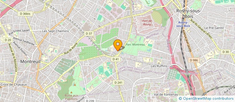 localisation de l'entreprise MONSIEUR BERY TRAORE à MONTREUIL