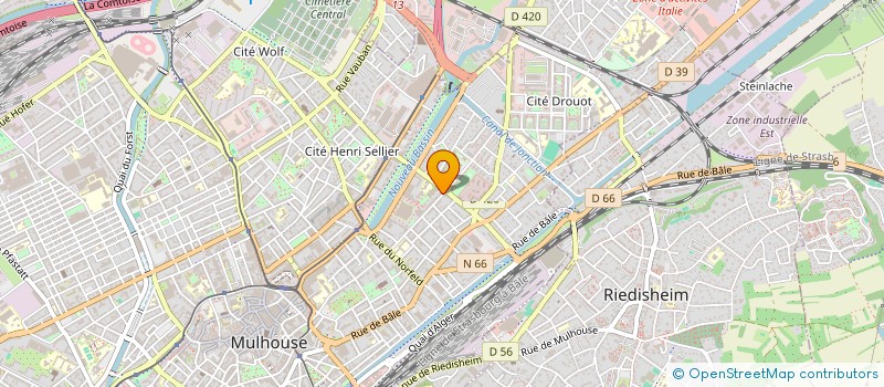 localisation de l'entreprise MONSIEUR BESART ZEJNULLAHU  MULHOUSE