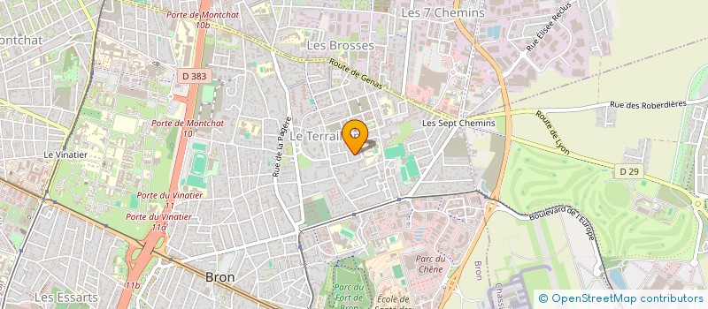 localisation de l'entreprise MONSIEUR BESART ZENUNI  BRON