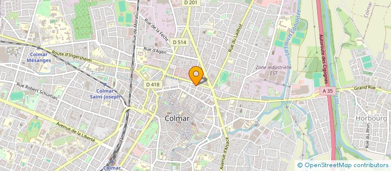 localisation de l'entreprise MONSIEUR BESIK KIKALEISHVILI  COLMAR