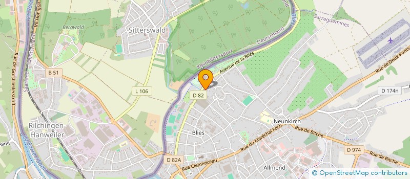 localisation de l'entreprise MONSIEUR BESIM SHALA  SARREGUEMINES