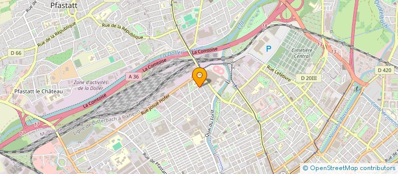 localisation de l'entreprise MONSIEUR BESIR CORUT  MULHOUSE