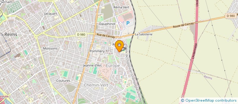 localisation de l'entreprise MONSIEUR BESLAN SALAUDIEVITCH AKHMATUKAEV  REIMS