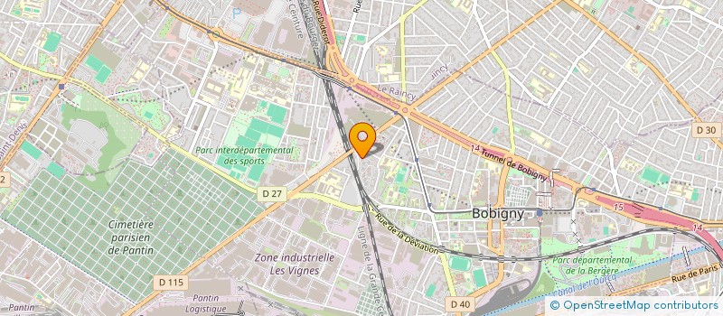 localisation de l'entreprise MONSIEUR BESMA KADA MEDJAHED  BOBIGNY