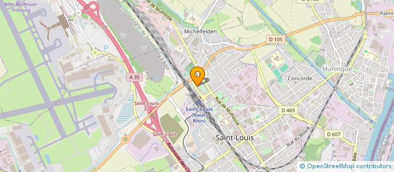 localisation de l'entreprise MONSIEUR BESNIK MUSTAFA  SAINT-LOUIS