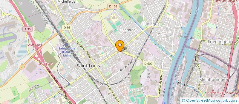 localisation de l'entreprise MONSIEUR BESNIK ROBELLI à SAINT-LOUIS