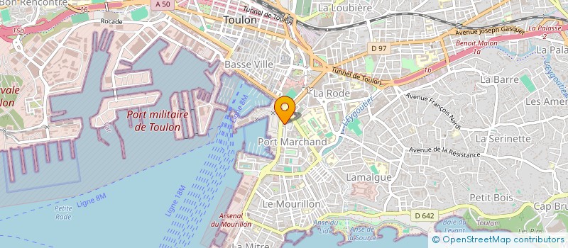 localisation de l'entreprise MONSIEUR BESSAM BOUREGHIDA  TOULON