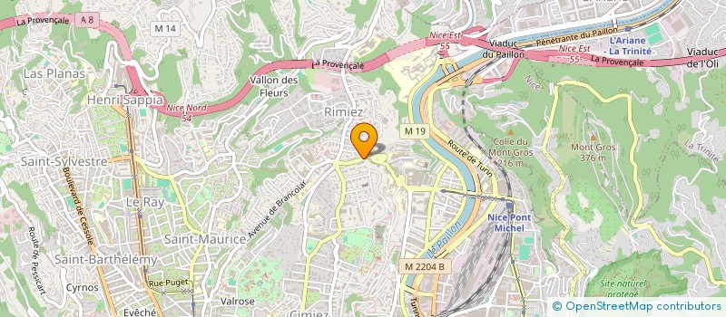 localisation de l'entreprise MONSIEUR BESSEM ABDESSAMAD à NICE