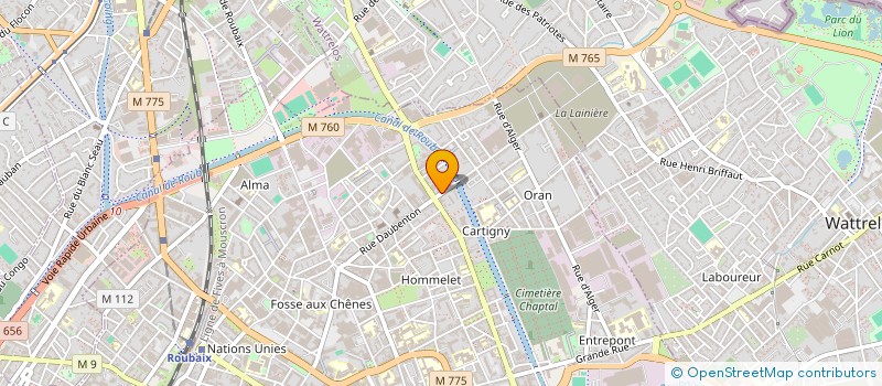 localisation de l'entreprise MONSIEUR BESSEM TANNICH  ROUBAIX