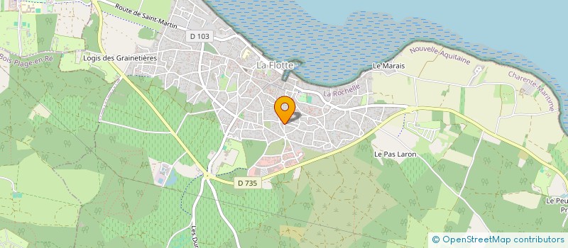 localisation de l'entreprise MONSIEUR BESSON BARAT  LA FLOTTE