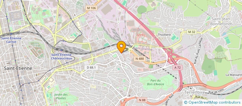 localisation de l'entreprise MONSIEUR BEST UGBO  SAINT-ETIENNE