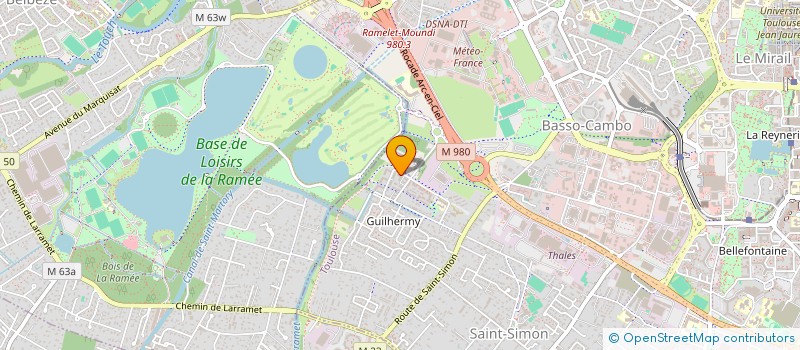 localisation de l'entreprise MONSIEUR BESTAM KAMEL  TOULOUSE