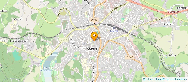 localisation de l'entreprise MONSIEUR BESTAMI TOPO à GUERET