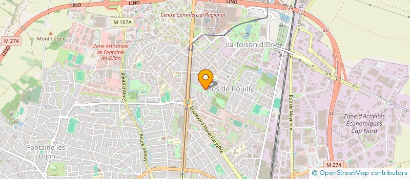 localisation de l'entreprise MONSIEUR BETIM SHEQIRI  DIJON