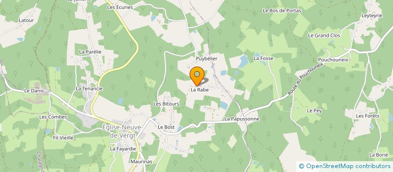 localisation de l'entreprise MONSIEUR BETO LOPES FERREIRA  EGLISE-NEUVE-DE-VERGT