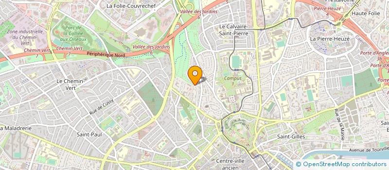 localisation de l'entreprise MONSIEUR BETRAND RABE à CAEN