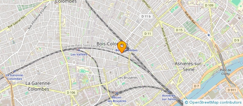 localisation de l'entreprise MONSIEUR BETSALEL VARLY à BOIS-COLOMBES