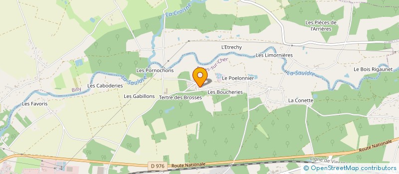 localisation de l'entreprise MONSIEUR BEVERLY DELPLAN à SELLES-SUR-CHER