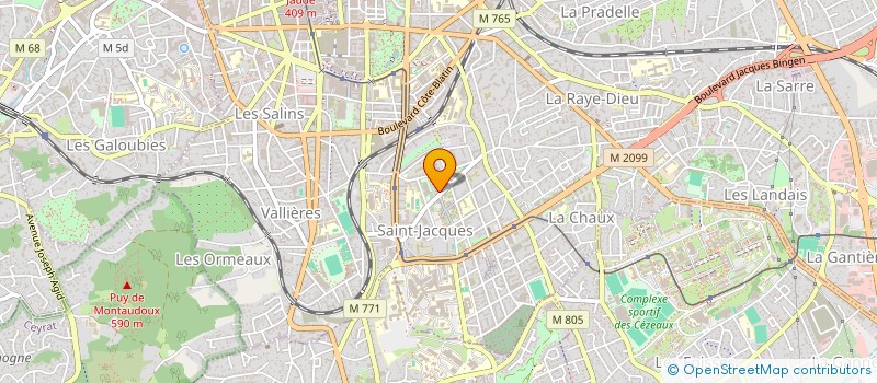 localisation de l'entreprise MONSIEUR BEWAR SHABAN MOHAMMED  CLERMONT-FERRAND