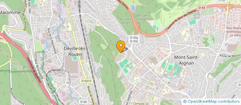 localisation de l'entreprise MONSIEUR BEYALHO KOUADIO  MONT-SAINT-AIGNAN