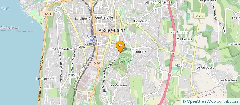 localisation de l'entreprise MONSIEUR BEYAZIT YILDIZ  AIX-LES-BAINS