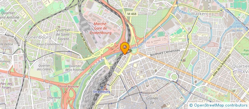 localisation de l'entreprise MONSIEUR BEZHAN SARFIRAZ  STRASBOURG