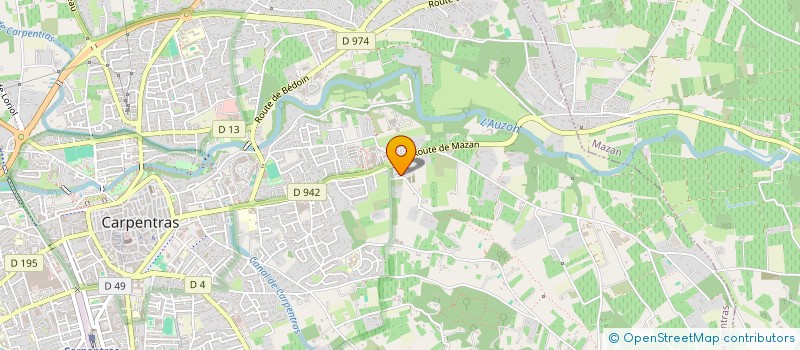 localisation de l'entreprise MONSIEUR BEZZA KEMICHE à CARPENTRAS