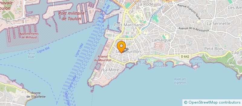 localisation de l'entreprise MONSIEUR BHA A ABU ABDALH  TOULON