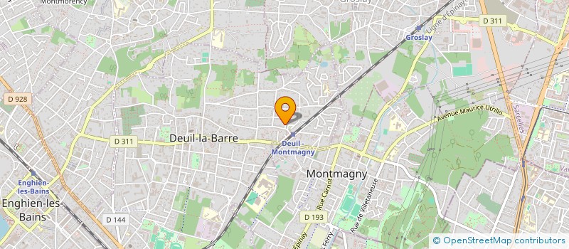 localisation de l'entreprise MONSIEUR BHAVINKUMAR SONI  DEUIL-LA-BARRE