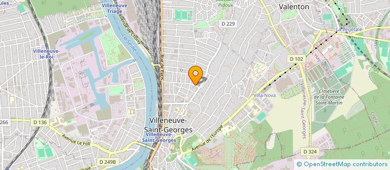 localisation de l'entreprise MONSIEUR BHUPINDER SINGH  VILLENEUVE-SAINT-GEORGES