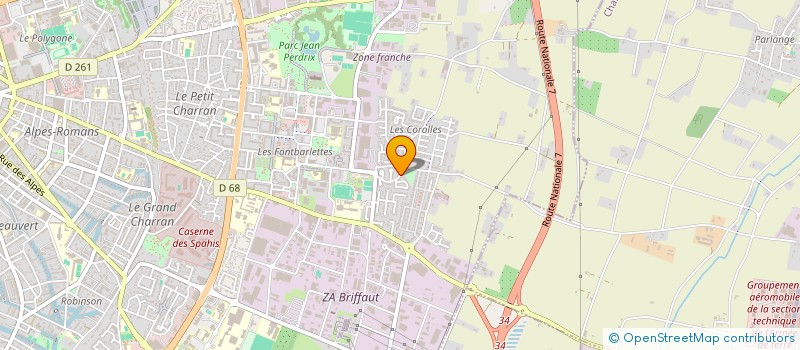 localisation de l'entreprise MONSIEUR BI DIEUDONNE CEPHAS DOUDOU  VALENCE