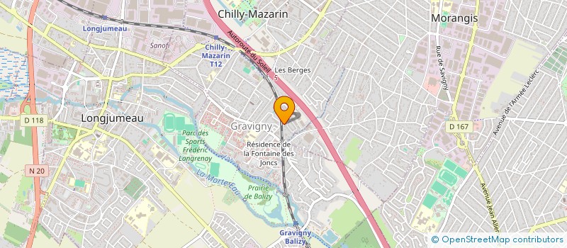localisation de l'entreprise MONSIEUR BI GOULI ANGE IRIE  CHILLY-MAZARIN