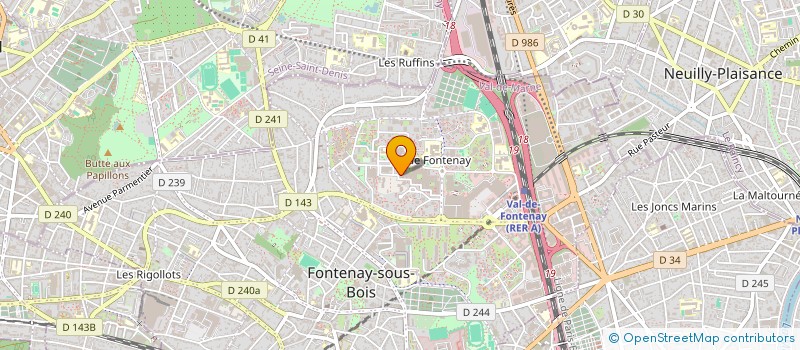 localisation de l'entreprise MONSIEUR BI IRIE à FONTENAY-SOUS-BOIS