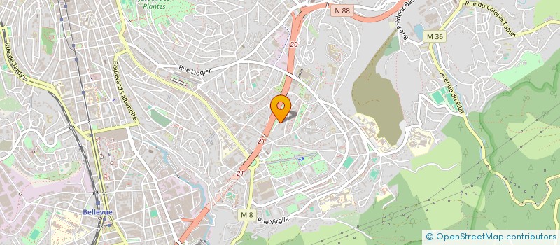 localisation de l'entreprise MONSIEUR BI IRIE  SAINT-ETIENNE