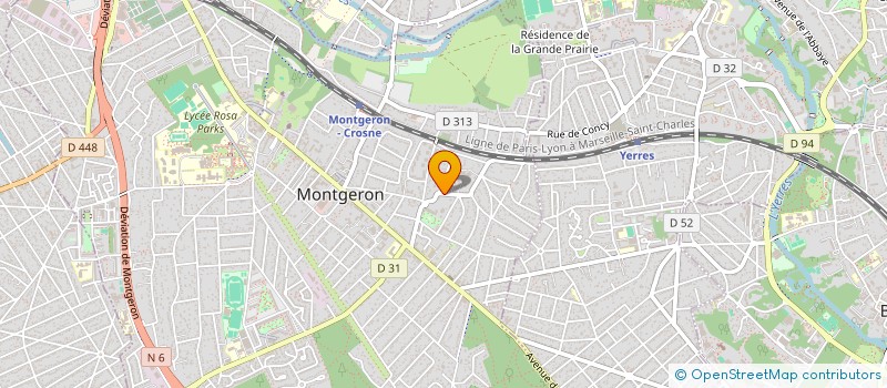 localisation de l'entreprise MONSIEUR BI KOUAME à MONTGERON