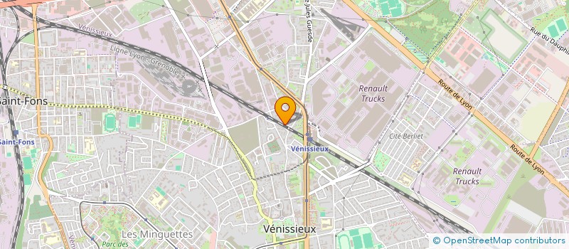 localisation de l'entreprise MONSIEUR BI TO IRIE  VENISSIEUX
