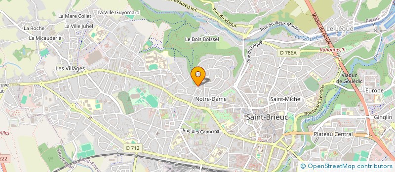 localisation de l'entreprise MONSIEUR BI ZEHOUAN à SAINT-BRIEUC