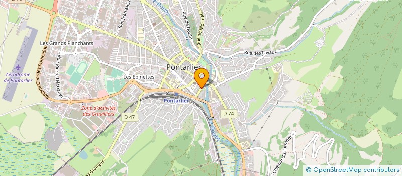 localisation de l'entreprise MONSIEUR BIAGIO PALMA à PONTARLIER