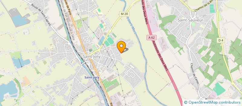 localisation de l'entreprise MONSIEUR BIAKA WILFRIED GNALY  SAINT-JORY