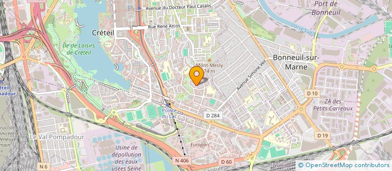 localisation de l'entreprise MONSIEUR BIBI QAYOOMI  CRETEIL