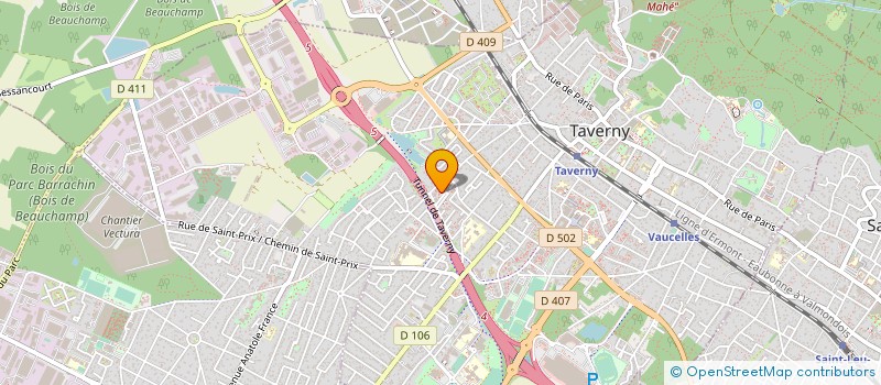 localisation de l'entreprise MONSIEUR BICHR SENBEL  TAVERNY