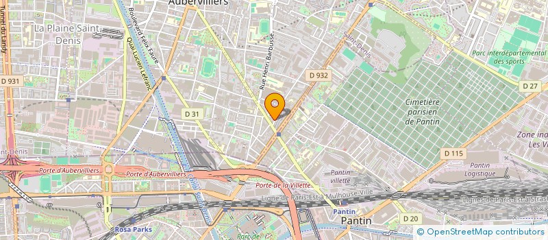 localisation de l'entreprise MONSIEUR BIDYUT DEY  AUBERVILLIERS