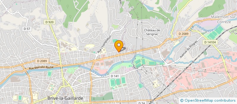 localisation de l'entreprise MONSIEUR BIENFAIT MADIELA KIUNGU à BRIVE-LA-GAILLARDE